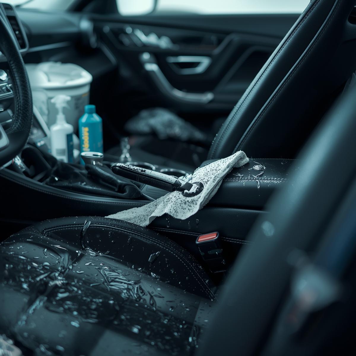 Hand washing car exterior at Tholmarezeper in Carmel Indiana